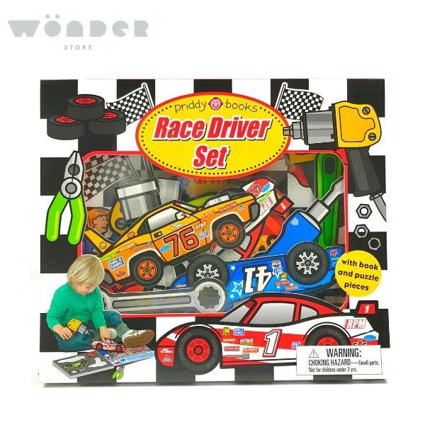 Priddy Books - Let'S Pretend Race Driver Set