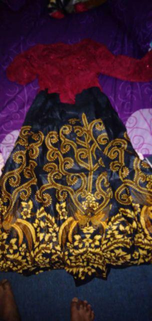 Couple Batik Gamis Brokat Janaka