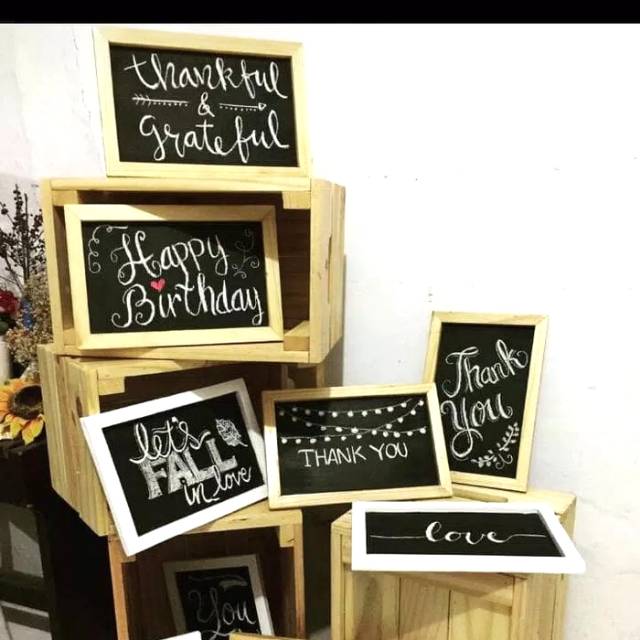 

Papan Tulis Mini Papan Tulis Kapur Mini Dekorasi Prewed Papan Tulis Kecil