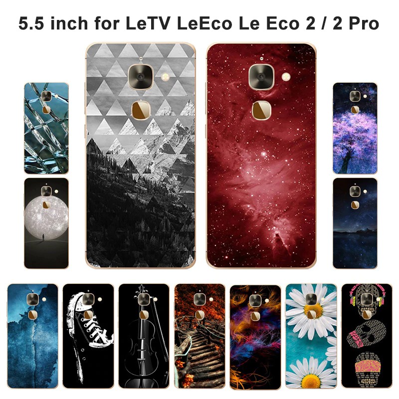 Terlaris For Leeco Letv Le 2 Le2 Pro Case X527 X620 Cover Soft TPU Silicone Fundas Scape Painted
