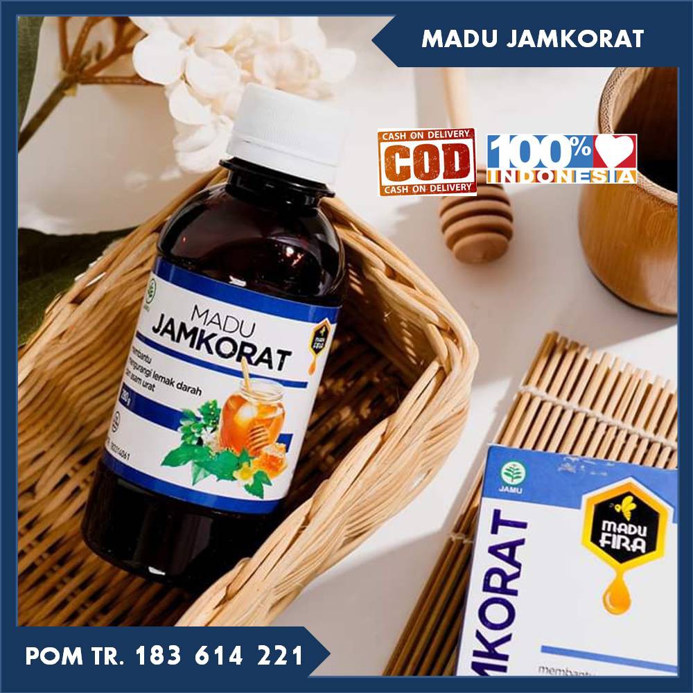 

COD Madu Jamkorat Jamu Herbal Bereaksi Cepat Menurunkan Kolesterol dan Meredakan Asam Urat