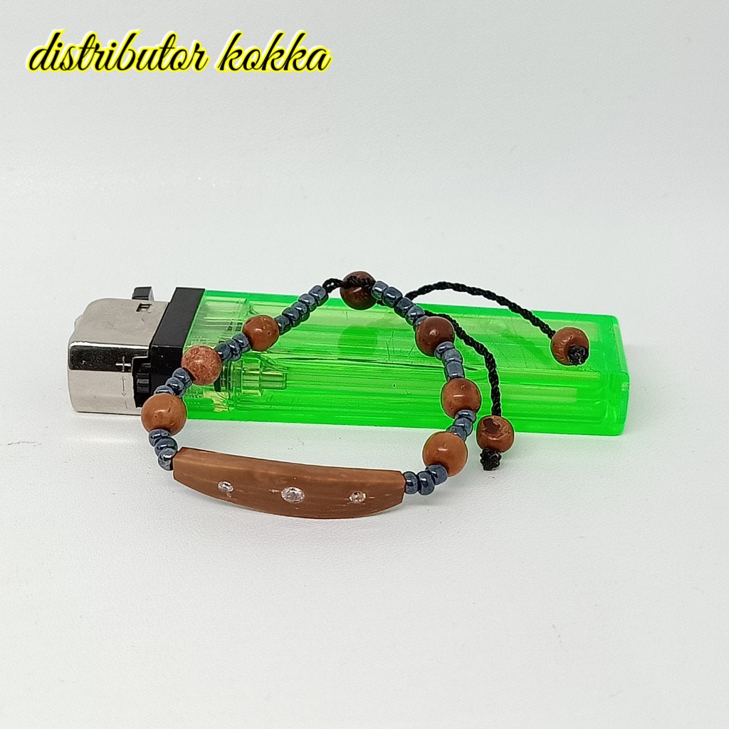 ( SUPER MURAH ) Gelang Kokka kaukah kaokah fukakah koka manik mata anak coklat