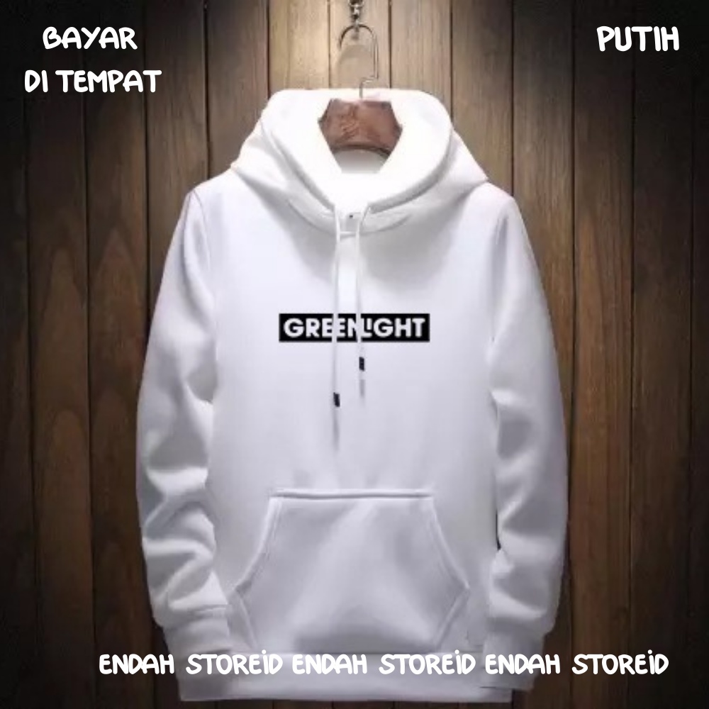 Sweater Hoodie Greenlight Pria Wanita Jumbo M, L, XL, XXL, 3XL / Switer Greenlight Pria / Sweater Ho