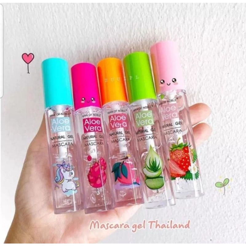 MASCARA GEL BENING Lash &amp; Brow Gel Mascara - Mascara Maskara Bening Thailand Bangkok Tailand Pemanjang Pelentik lentik Bulu Mata Penebal Alat Kosmetik Mata Merah Biru Ungu Hijau Pink Kuning Ori Original