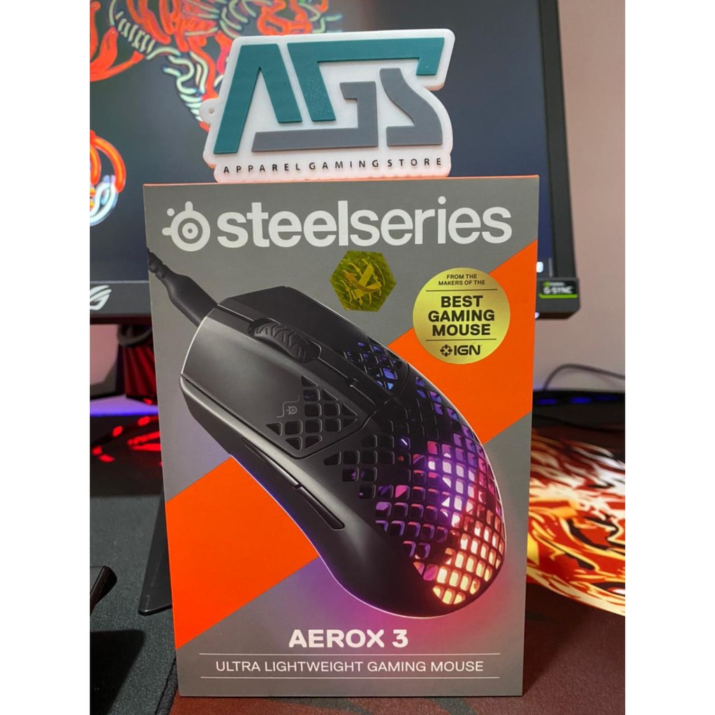 STEELSERIES MOUSE GAMING AEROX 3 RGB WIRED