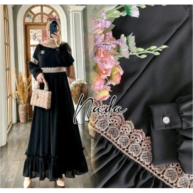 Gamis Kondangan Wanita Jumbo Ld 120 130 140 SIENNA DRESS S M L XL XXL 3XL 5L Gamis Ceruty Babydoll Terbaru 2022