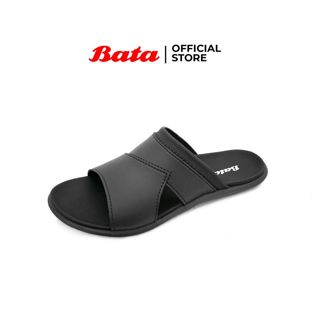 Bata Sandal Pria Skip Black - 8716197 / Ramayana Jatinegara