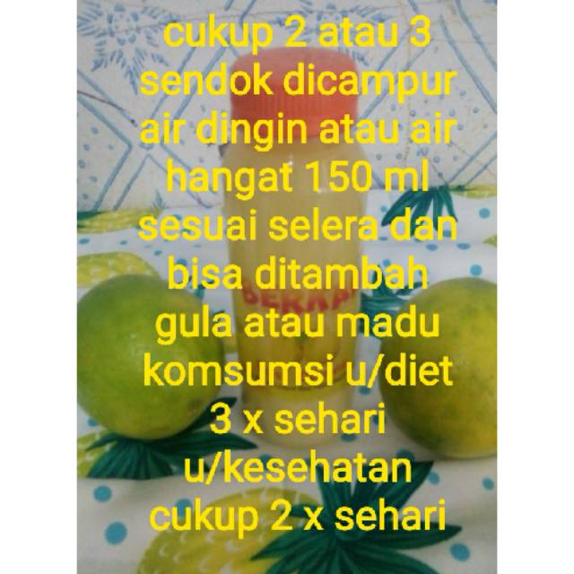 

Berkah Sari Lemon diet sehat