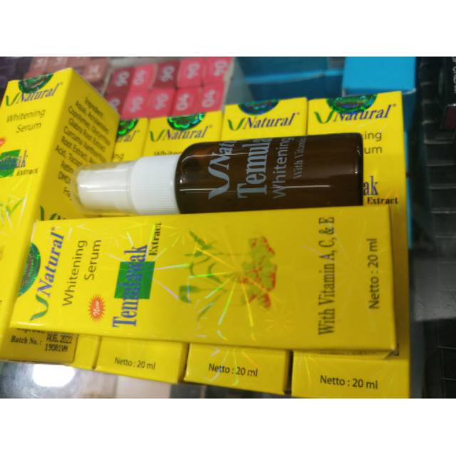 SERUM TEMULAWAK V NATURAL BPOM ORIGINAL/Serum Temulawak V Natural BPOM
