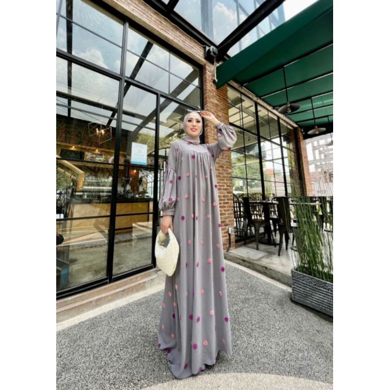 JIHAN DRESS / JIHAN BY GLAMZ / JIHAN GL ORIGINAL / GAMIS AIRFLOW EMROIDERY / JIHAN DRESS BY GLAMZ / 