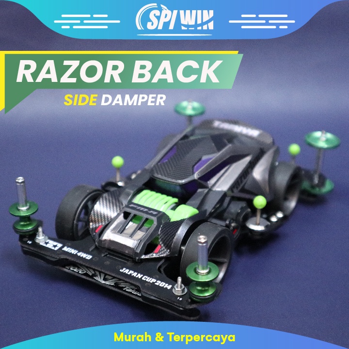 Tamiya SIDE DAMPER Razorback STO 50 Mini 4WD Rakitan