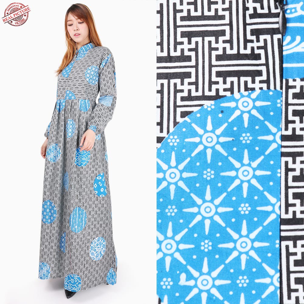 SB Collection Dress Maxi Ratri Longdress Gamis Terusan Batik Wanita