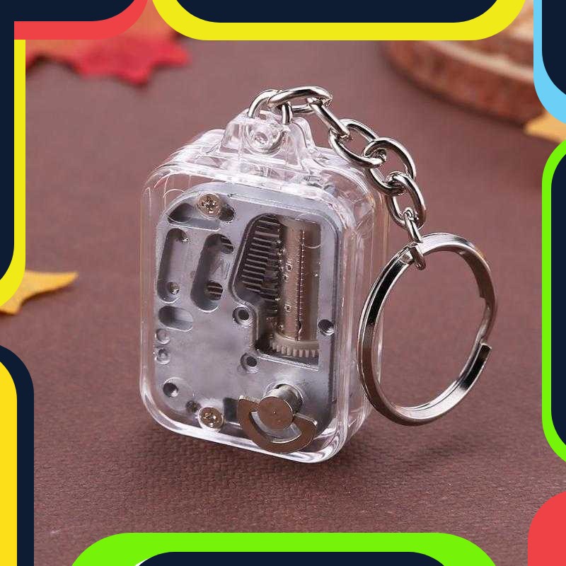 Bayar Ditempat VKTECH Kotak Musik DIY 18 Tones Music Box Keychain - MBB18