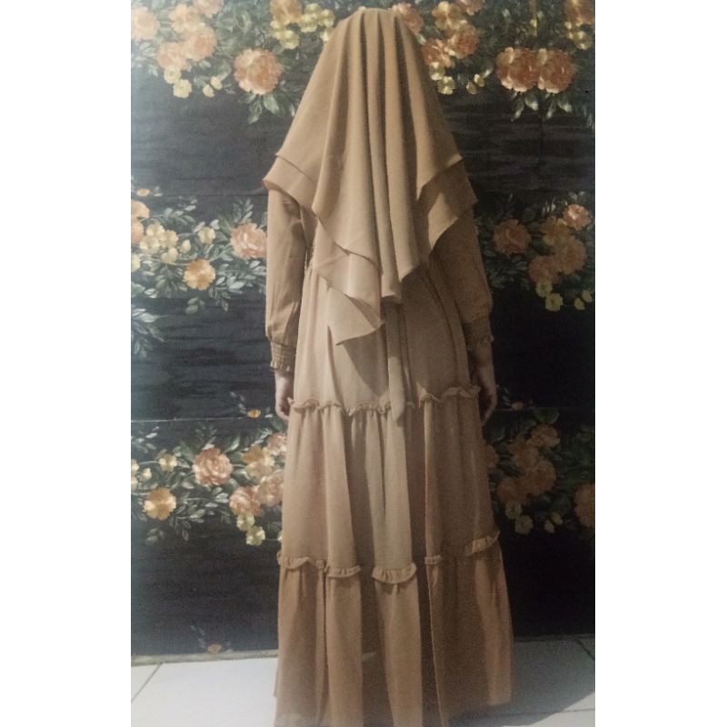 Gamis Anak Seruty Babydool Premium Ori