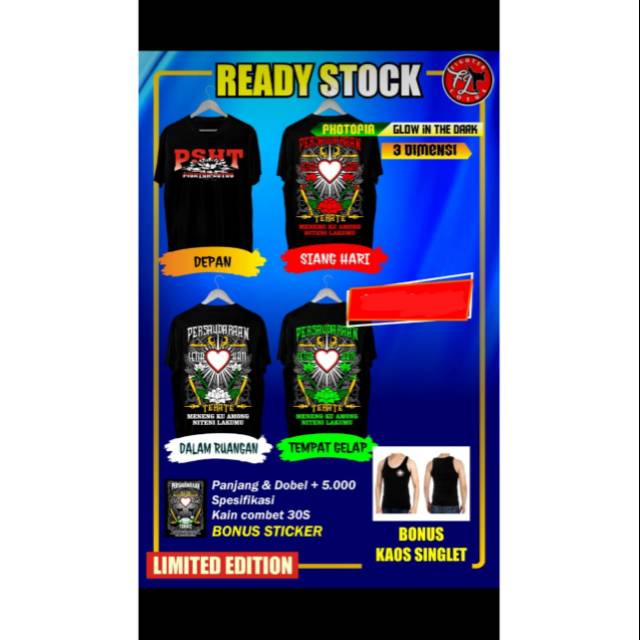 Promo baju sh terate 3 dimensi