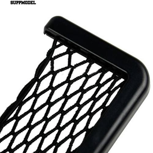 Universal Car Seat Side Storage Net Holder Organizer Black