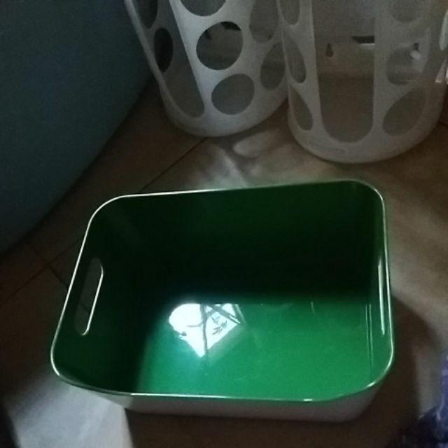 Kotak Serbaguna 24x17 Cm, Hijau, Kotak Penyimpanan, Bahan Plastik Va219