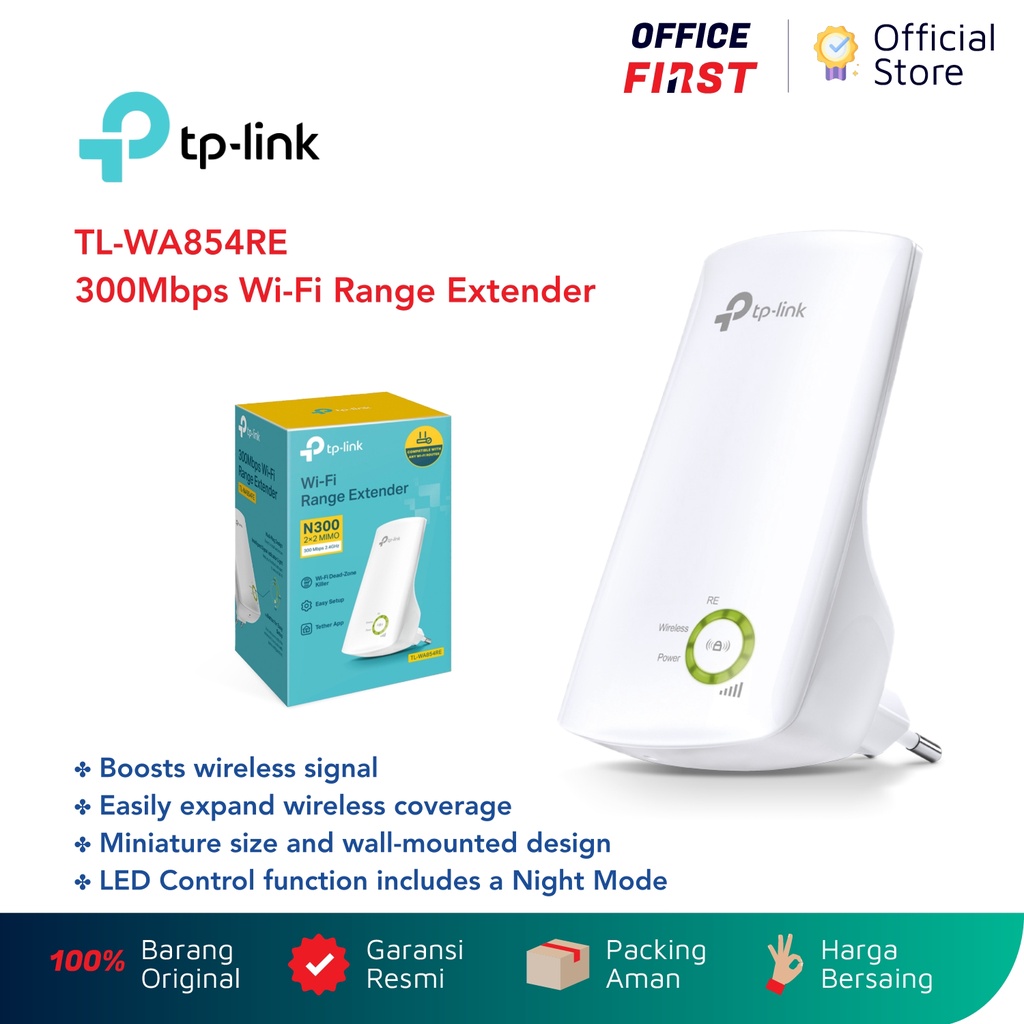 TP-Link TL-WA854RE 300Mbps WiFi Range Extender TP Link TLWA854RE