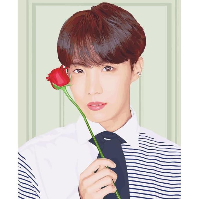 

Terbaru! Bts Diy Paintings J-Hope - Do It Yourself Lukisan Bts Murah