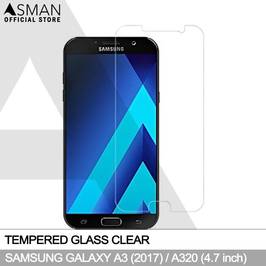 Tempered Glass Samsung Galaxy A3 (2017) / A320 (4.7&quot;) | Anti Gores Pelindung Layar Kaca - Bening