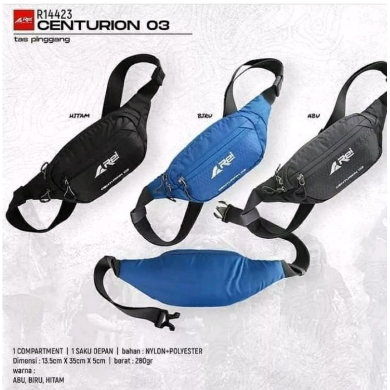 TAS SELEMPANG REI CENTURION 03 ORIGINAL PRODUK AREI OUTDOORGEAR TAS SELEMPANG PRIA