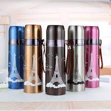 Termos Air Panas Karakter Paris Steinless Ukuran 500ml