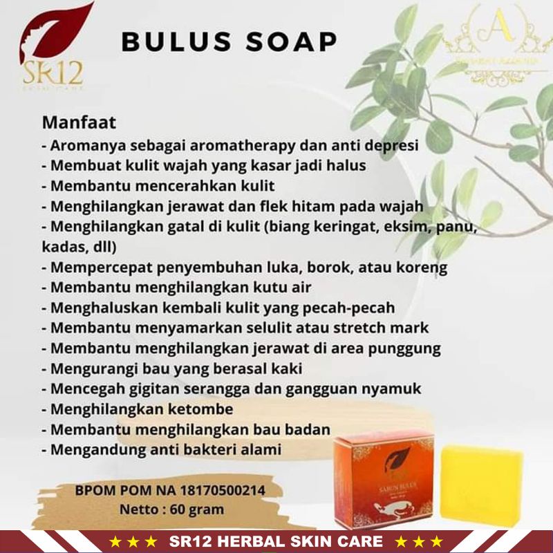 Sabun SR12 Skincare | Sabun Bulus | Honey Soap | Coffee Soap | Rice Soap | Milky Rice Soap | Sabun Batang | Skincare SR12 Herbal