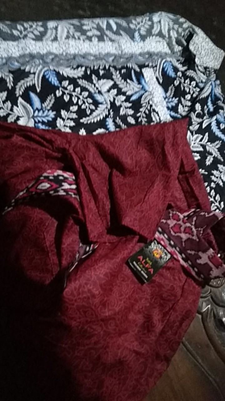 New Arrival Silvia Batik12 Jumbo Hrb026 Kenongo Baju Batik Pria Pendek Pekalongan Padi M L Xl