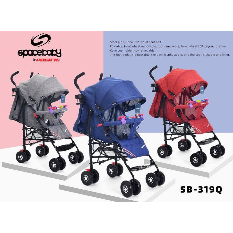 SPACEBABY STROLLER BAYI/KERETA DORONG BAYI SB 319Q