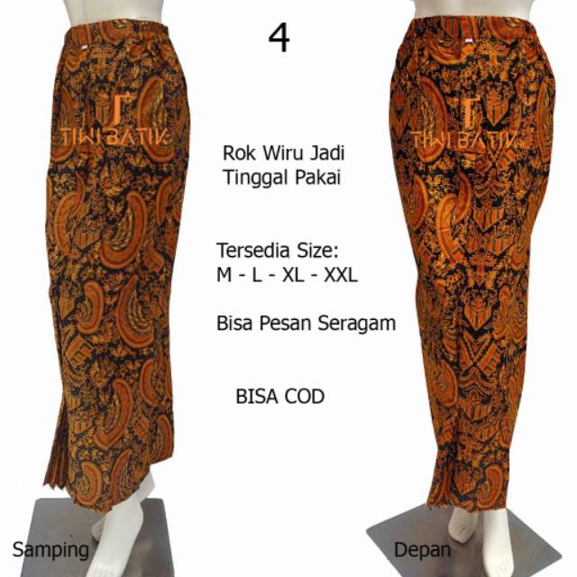 Rok Jarik Wiru Jadi Tinggal Pakai Motif Batik Klasik Solo Bawahan Kebaya