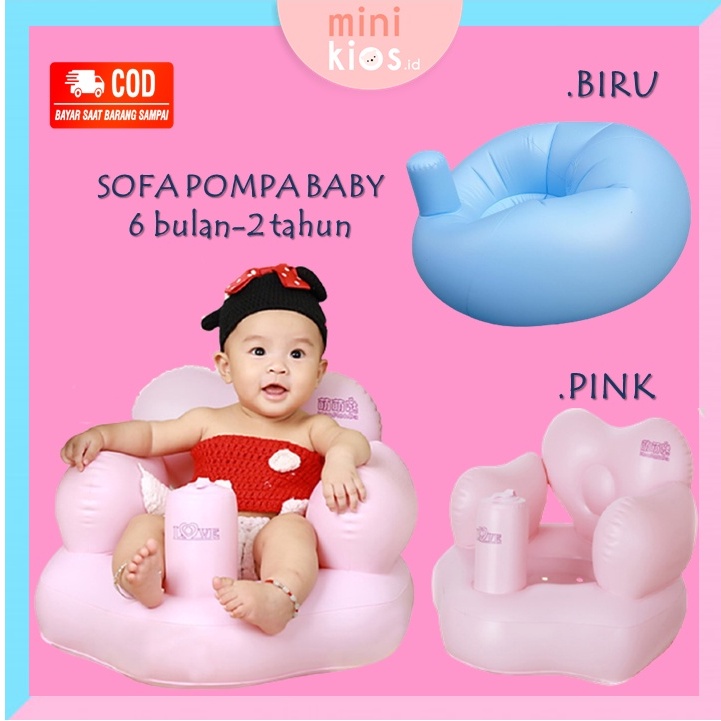 Kursi Pompa Bayi Sofa Bisa Pompa Bisa Di Tiup Dan Bisa Di Lipat