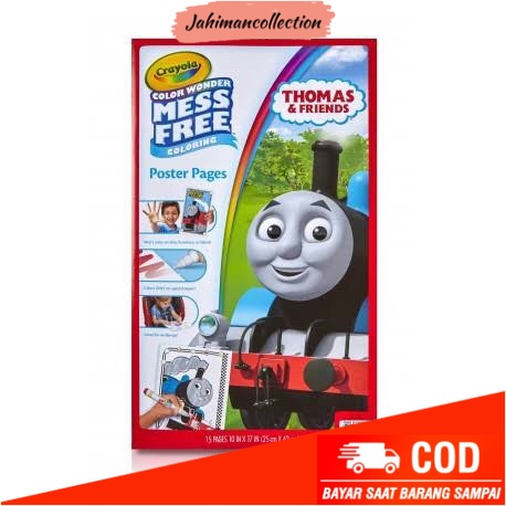 

✨ BISA COD ✨ Crayola Color Wonder - Thomas and Friends Poster Page Coloring Set