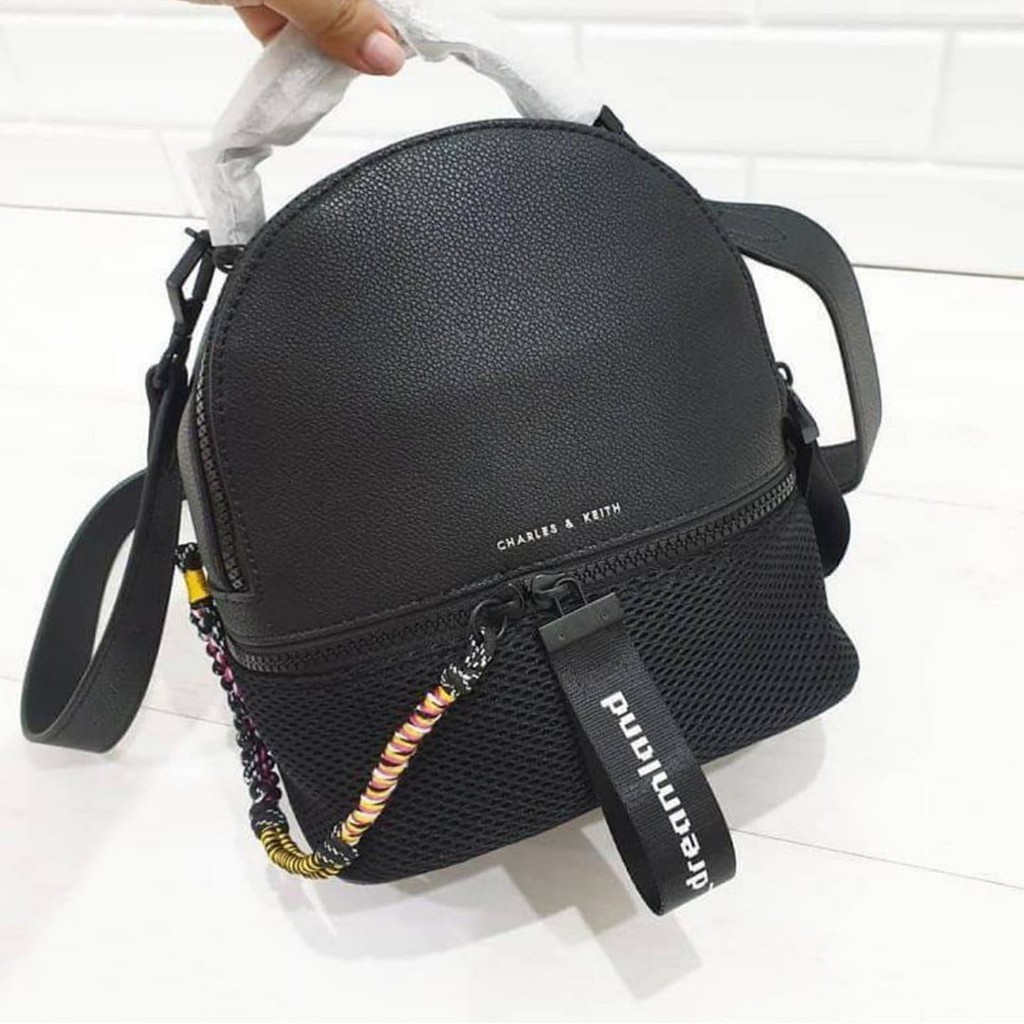 TAS WANITA BRANDED ORIGINAL 100% CK BACKPACK BLACK