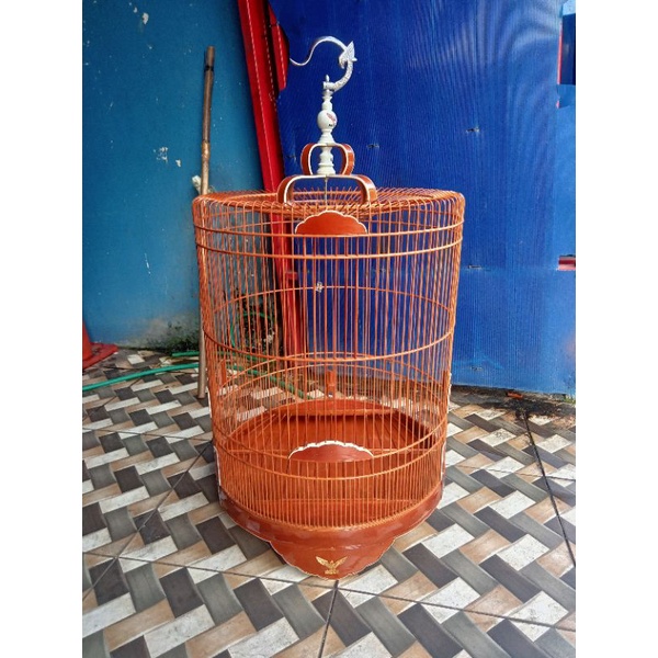 SANGKAR MURAI RADJA COKLAT KLASIK LIS AKRILIK NO 1