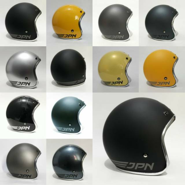 Helm jpn retro arc List Chrome/croom