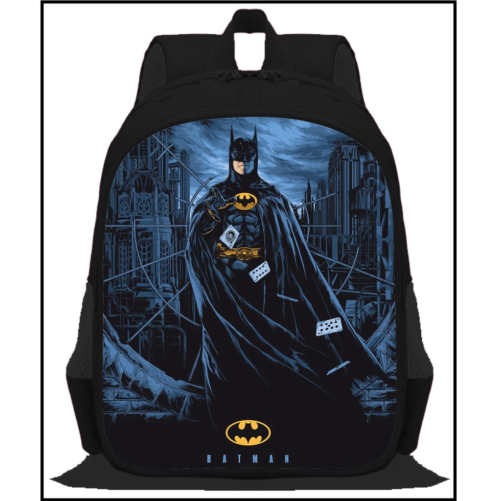 tas anak laki laki  tk sd - tas anak sekolah ransel Batman terbaru