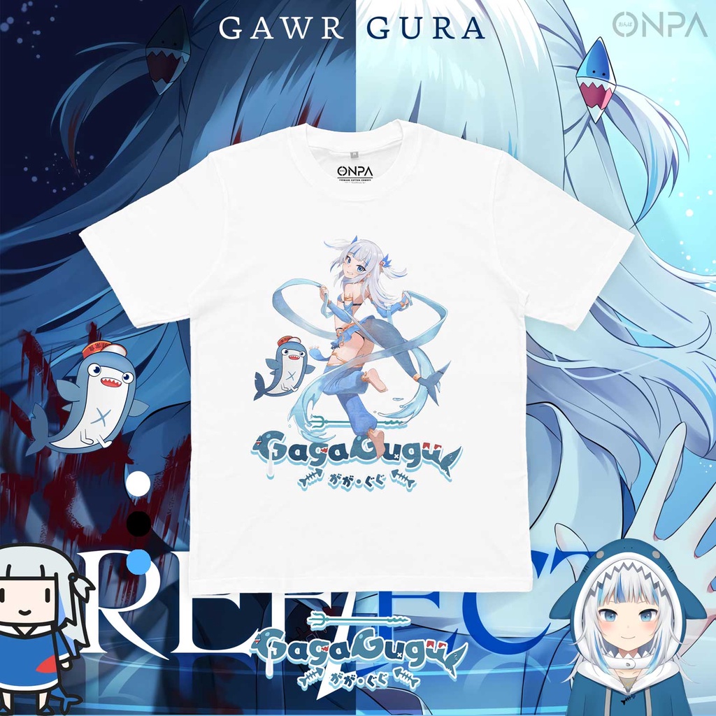 Baju Gawr Gura Shark Bloop - Hololive EN - ONPA.ID