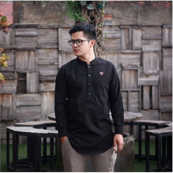 Baju Koko Pria Muslim Lengan Panjang