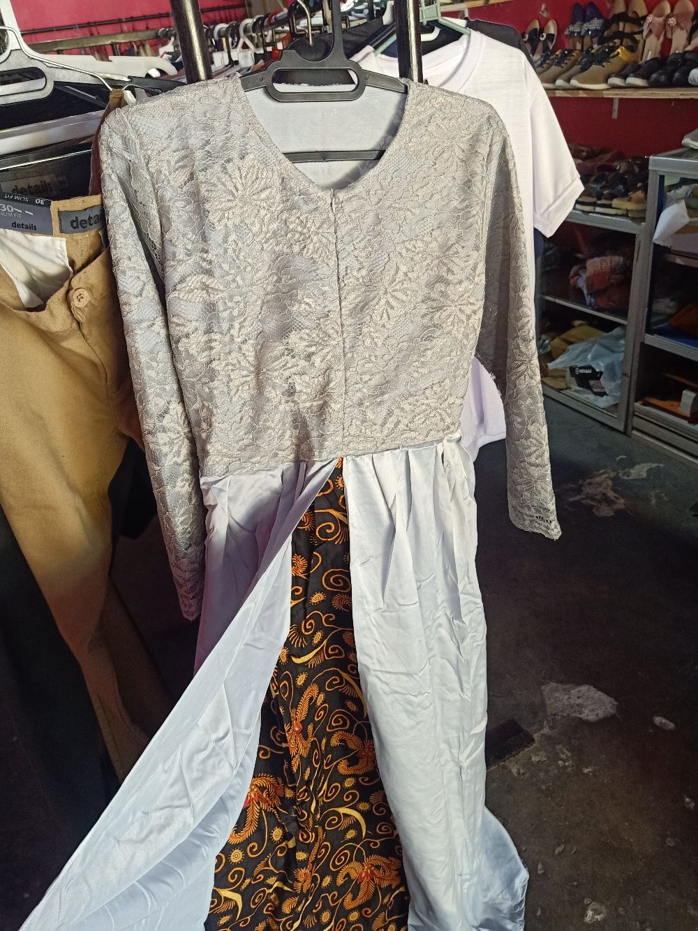 (ori & Busui_8 Varian Warna) Batik Couple Princes Hayunda Sarwendah Gamis  Modern - Bg049