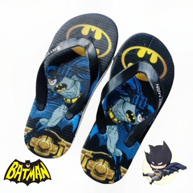 Sandal Jepit Anak laki laki BATMAN | Sendal jepit cowo