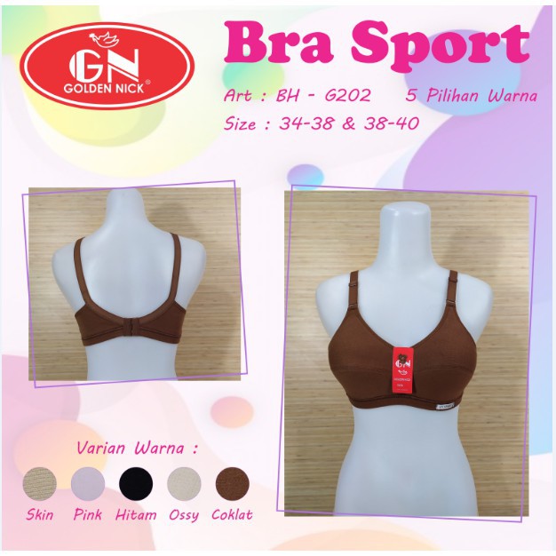 BH G202|BH GN|BH GOLDENNICK|BH SPORT|SPORT BRA|BH TANPA KAWAT|BH BUSA TIPIS|BH REMAJA|BH DEWASA