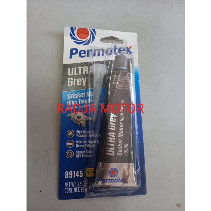 LEM SEALER SILICON RTV HIGH TEMP GREY ABU PERMATEX