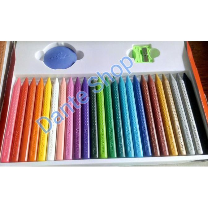 

Discount Erasable Crayon 24 Warna Faber Castell ( Crayon Bisa Dihapus )
