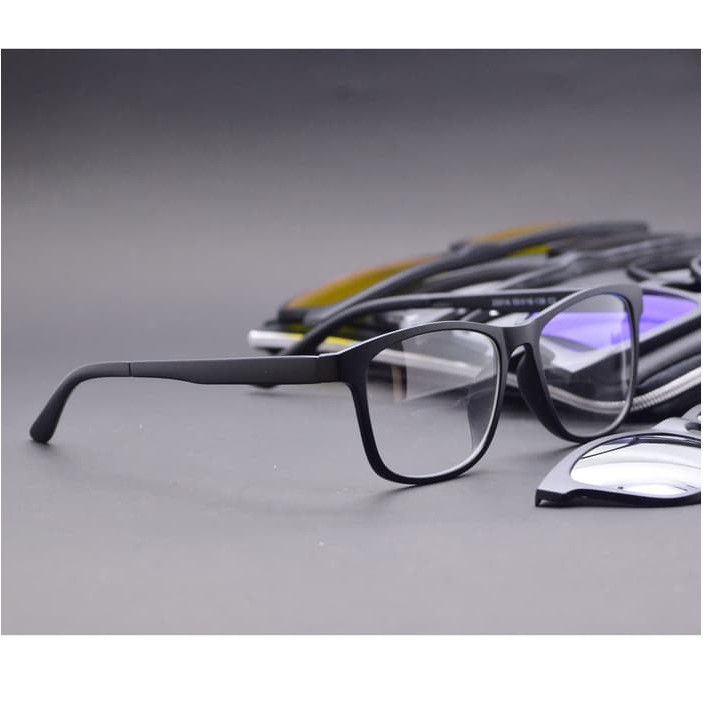 frame kacamata | kacamata clip on pria | frame minus polarized 2201