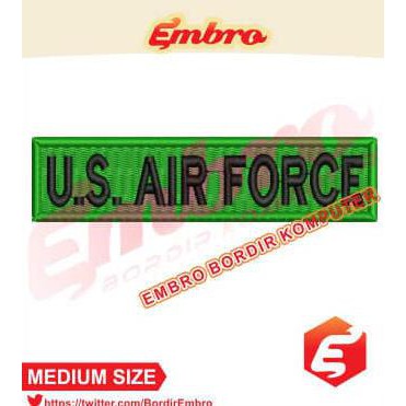 YUK BELI JAKET BOOMBER PATCH BORDIR US FORCE JAKET PARKA JAKET MILITER KEBURU HABIS..