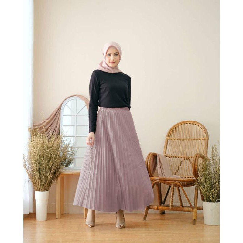 Rok Nara Plisket/Rok Plisket/Plisket Premium/Grosir Plisket/Rok Plisket Murah