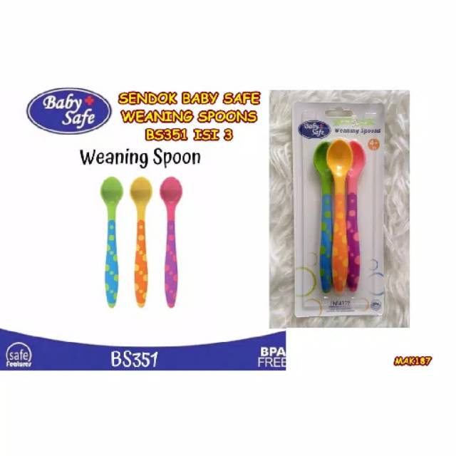 BABY SAFE WEANING SPOONS