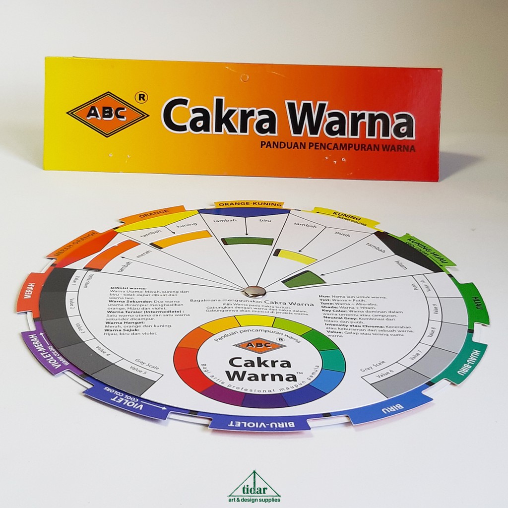 

[MR] ABC Color / Colour Wheel / Cakra Warna Diameter 18,5 cm
