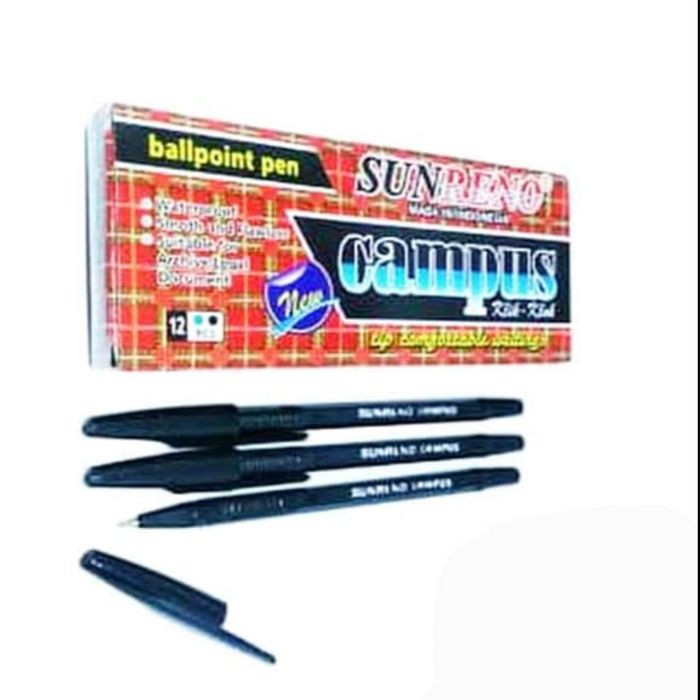 

Pena Sunreno Campus isi 12pcs Tinta Hitam