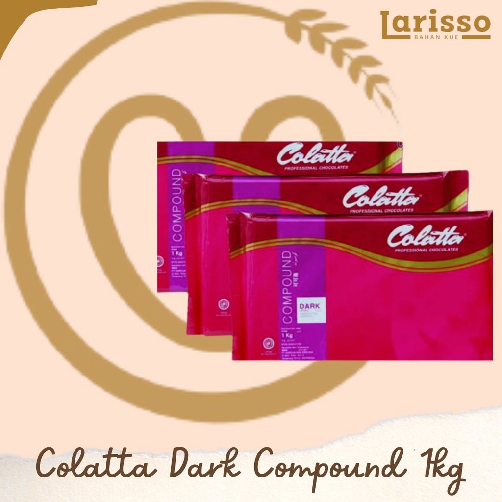 

COKLAT COLATTA DARK COMPOUND COKLAT BLOK 1KG